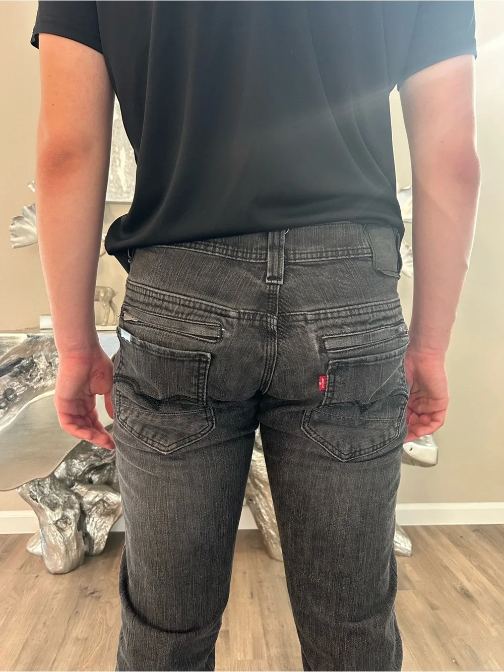Levi's 511 Skinny Jeans in Charcoal Gray 34x34